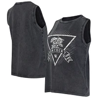Women's Concepts Sport  Charcoal Kentucky Wildcats Distressed Market French Terry Tank Top
