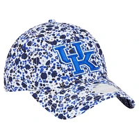 Casquette ajustable New Era blanche Kentucky Wildcats Blooming 9TWENTY pour femme
