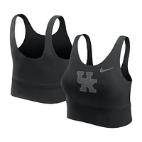 Women's Nike  Black Kentucky Wildcats Performance Longline Sports Bra
