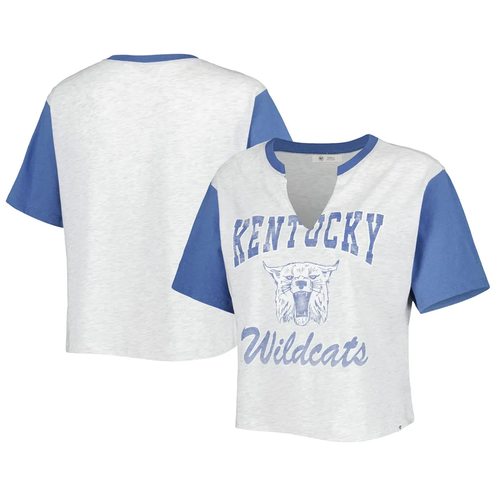 Lids Kentucky Wildcats '47 Women's Dolly Cropped V-Neck T-Shirt