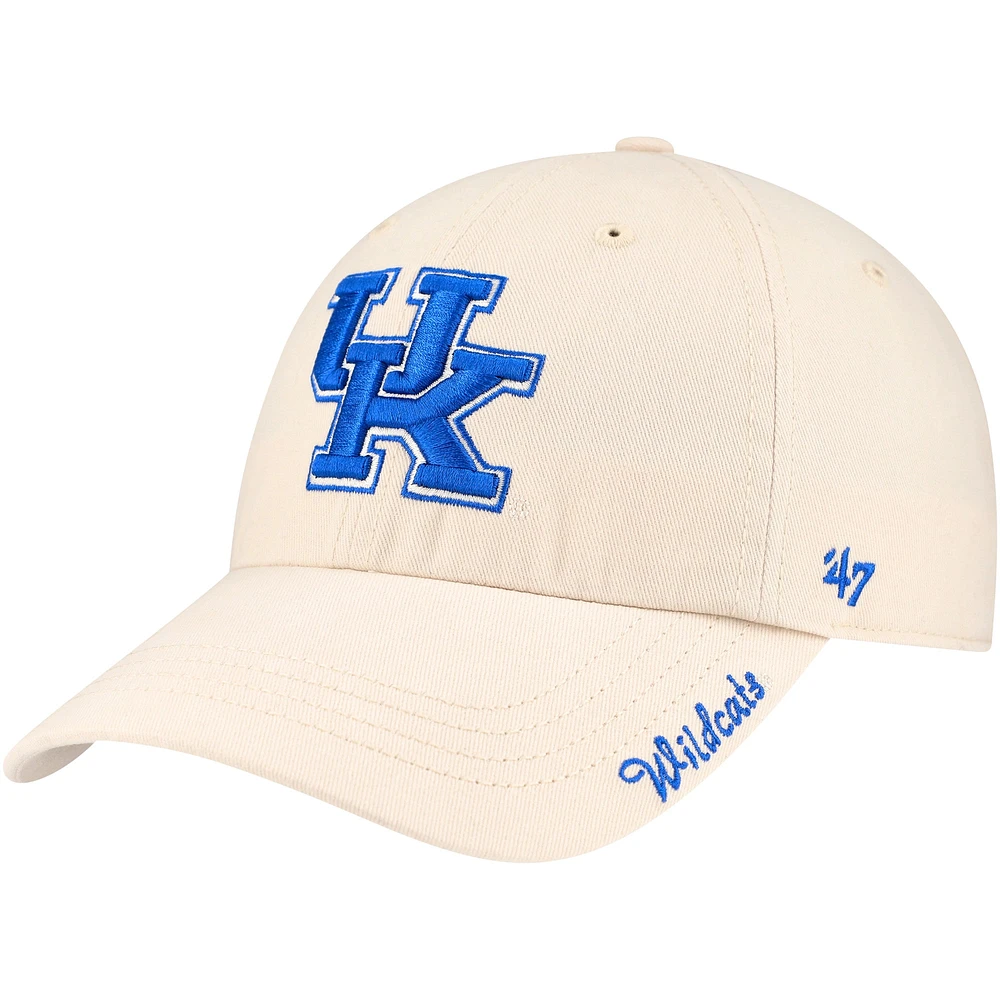 Casquette ajustable Miata Clean Up '47 Natural Kentucky Wildcats pour femmes