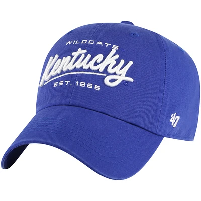 Casquette ajustable Sidney Clean Up '47 Royal Kentucky Wildcats pour femmes