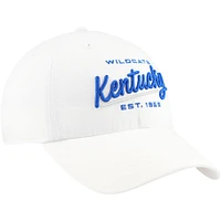 Casquette ajustable Sidney Clean Up '47 blanche des Wildcats du Kentucky pour femmes