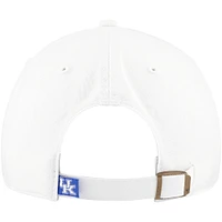 Casquette ajustable Sidney Clean Up '47 blanche des Wildcats du Kentucky pour femmes