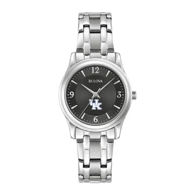 Kentucky Wildcats Bulova Women's Corporate Collection Stainless Steel Watch - Black