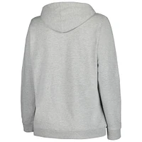 Pull à col cranté Heart & Soul Champion Heather Grey Kentucky Wildcats pour femmes, taille plus