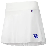 Women's Champion White Kentucky Wildcats Tailgate Soft Touch Skort