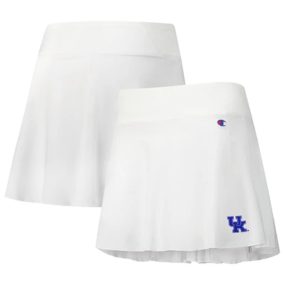 Jupe-short blanche au toucher doux pour femmes des Kentucky Wildcats Champion