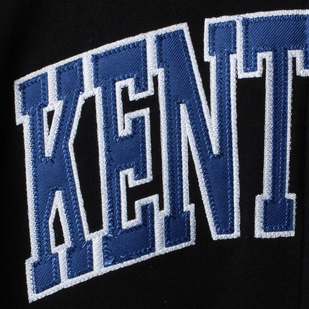 Women's Colosseum Black Kentucky Wildcats Arched Name Full-Zip Hoodie