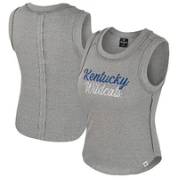 Women's Colosseum Heather Gray Kentucky Wildcats Beach You Ribbed Tank Top