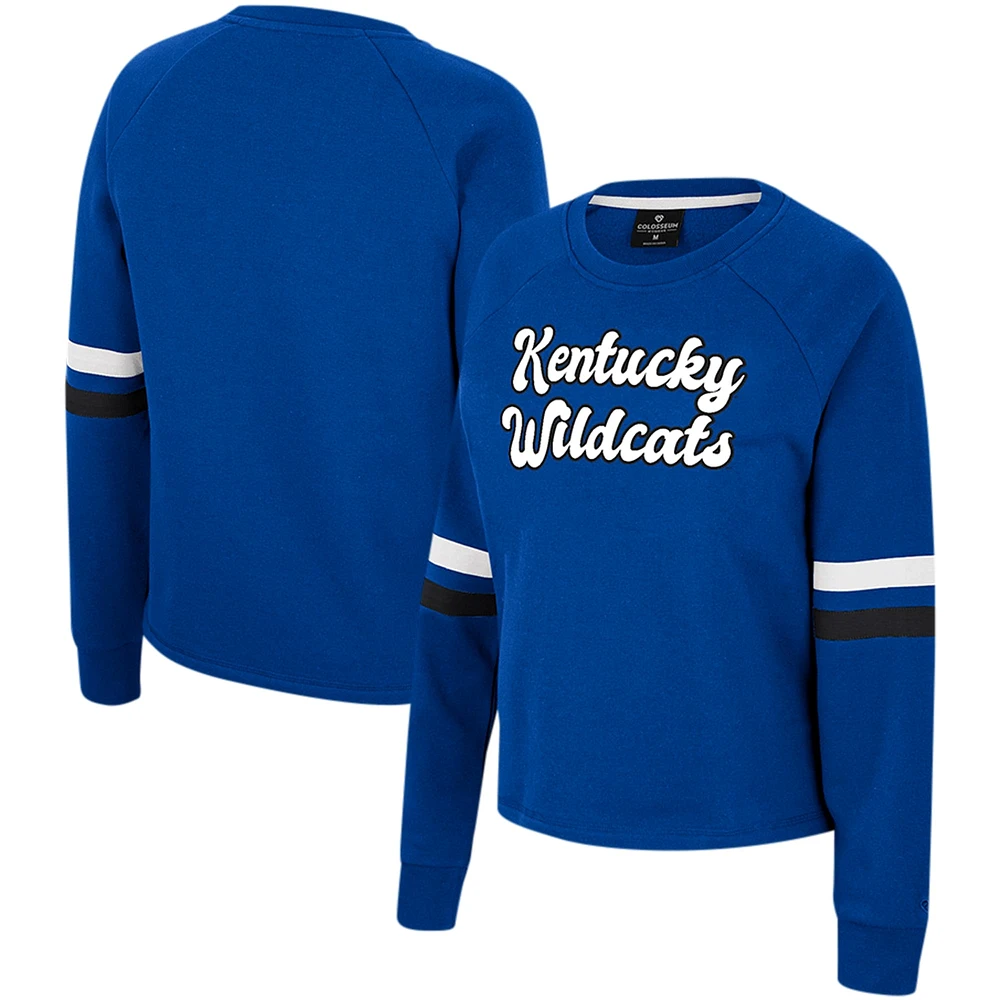 Sweat-shirt raglan Colosseum Royal Kentucky Wildcats Talent Competition pour femmes