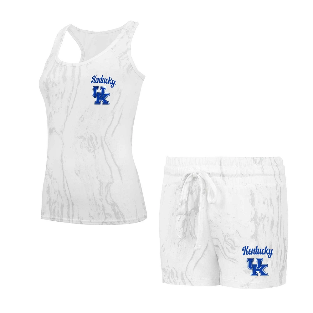 Ensemble débardeur et short Concepts Sport Kentucky Wildcats Quartz pour femmes