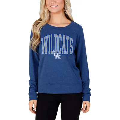 Chicago Cubs Concepts Sport Women's Mainstream Terry Long Sleeve Hoodie Top - Royal