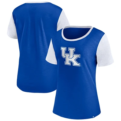 T-shirt Carver Fanatics Royal Kentucky Wildcats pour femmes