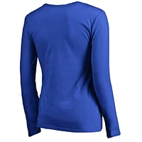 Women's Fanatics Royal Kentucky Wildcats Primary Logo Long Sleeve T-Shirt