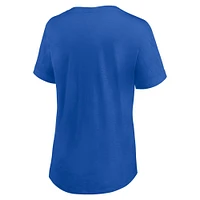 Women's Fanatics Royal Kentucky Wildcats True Classics Slub Flowy V-Neck T-Shirt