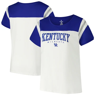 T-shirt Winning Gear blanc pour femmes Fanatics Kentucky Wildcats grande taille