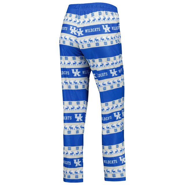 FOCO Royal Kentucky Wildcats Ugly T-shirt à manches longues et pantalon de pyjama pour femme