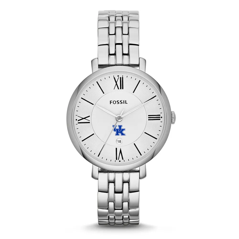 Kentucky Wildcats Fossil Women's Jacqueline Stainless Steel Watch