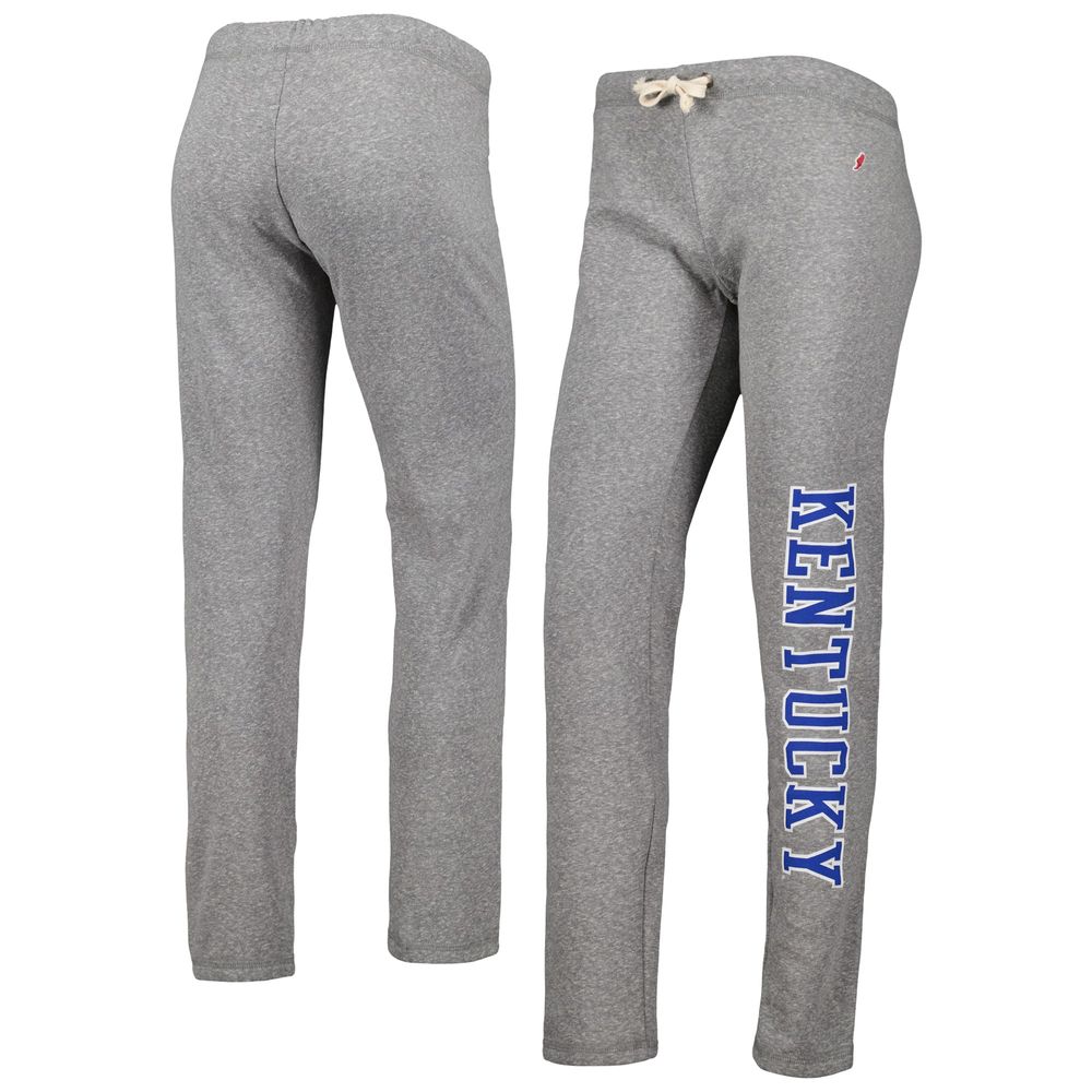 Women's League Collegiate Wear Heather Gray Kentucky Wildcats Victory Springs Tri-Blend Jogger Pants