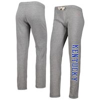 Women's League Collegiate Wear Heather Gray Kentucky Wildcats Victory Springs Tri-Blend Jogger Pants