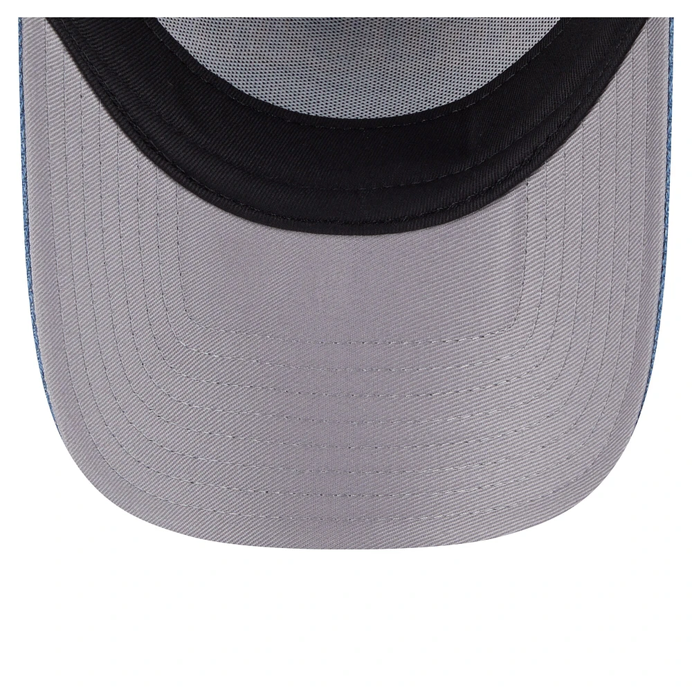 Casquette ajustable New Era en denim Kentucky Wildcats A-Frame 9FORTY pour femme