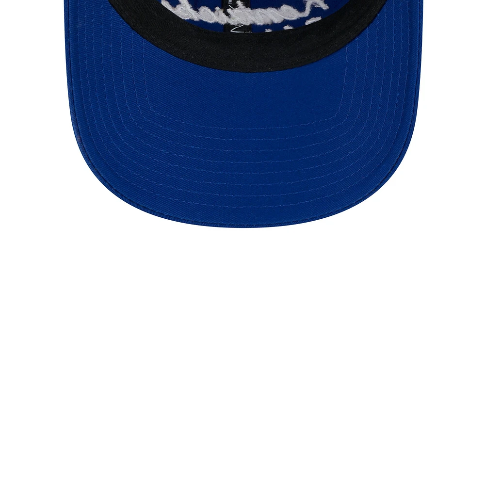 Casquette réglable New Era Royal Kentucky Wildcats Script 9TWENTY pour femme