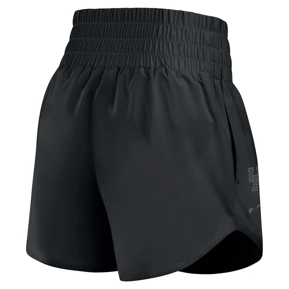 Women's Nike Black Kentucky Wildcats Performance One High-Rise Shorts