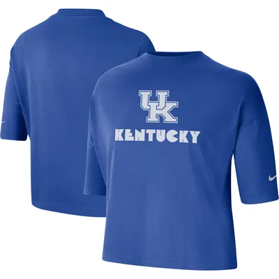 Kentucky Wildcats Nike Women's Crop Performance T-Shirt - Royal