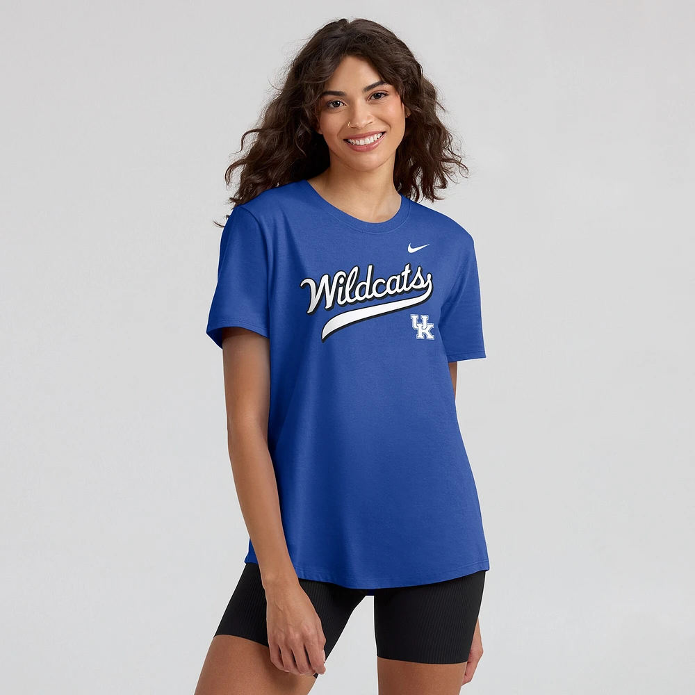 Women's Nike Royal Kentucky Wildcats Local Script T-Shirt