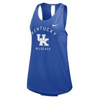 Women's Nike Royal Kentucky Wildcats Primetime Crisscross Performance Tank Top