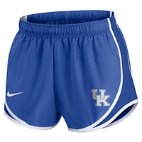 Short de performance Nike Royal Kentucky Wildcats Primetime Tempo pour femme