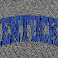 Sweat-shirt matelassé Pressbox Heather Charcoal Kentucky Wildcats Moose pour femme