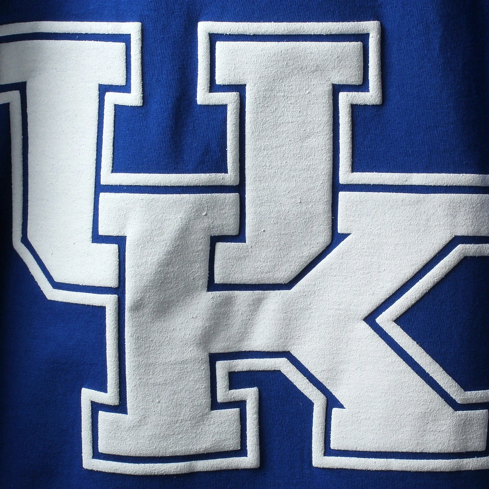 Pressbox Royal Kentucky Wildcats Team Logo The Big Shirt Chemise surdimensionnée à manches longues pour femme