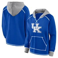 Sweat à capuche en polaire Boom pour femme Royal Kentucky Wildcats