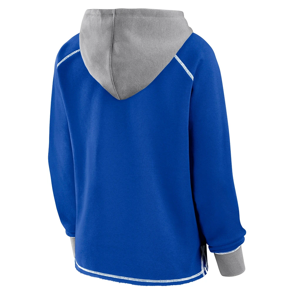Sweat à capuche en polaire Boom pour femme Royal Kentucky Wildcats