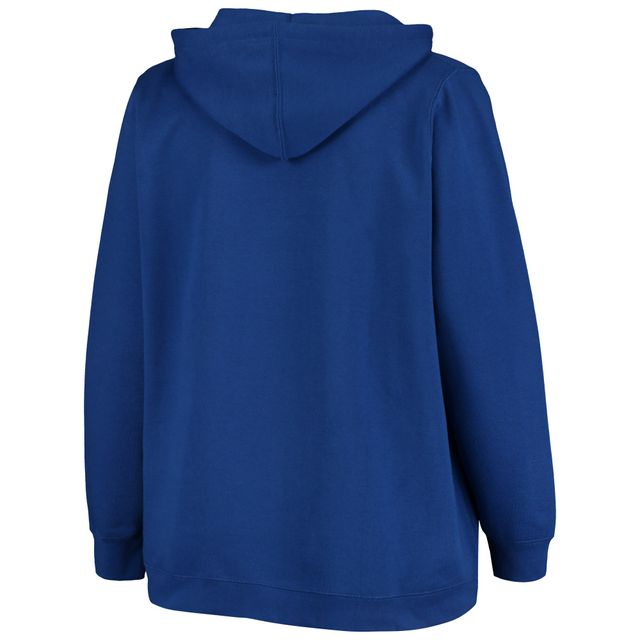 Sweat à capuche col cranté Royal Kentucky Wildcats pour femme