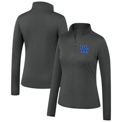 Women's Top of the World Heathered Charcoal Kentucky Wildcats Olympus Half-Zip Jacket