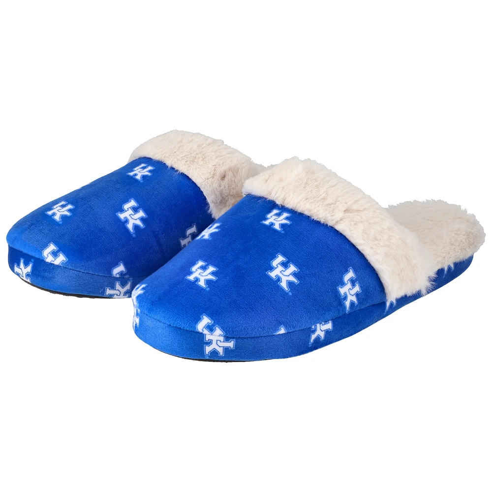 Chaussons en fausse fourrure pour femmes ZooZatz Kentucky Wildcats