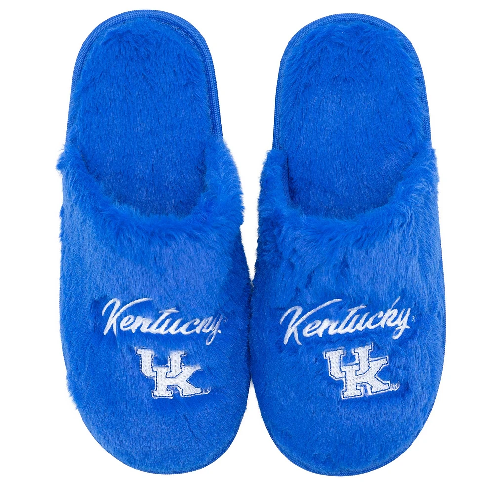 Pantoufles en fausse fourrure ZooZatz Kentucky Wildcats pour femmes