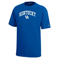 Youth Champion Royal Kentucky Wildcats Arch Over Logo T-Shirt