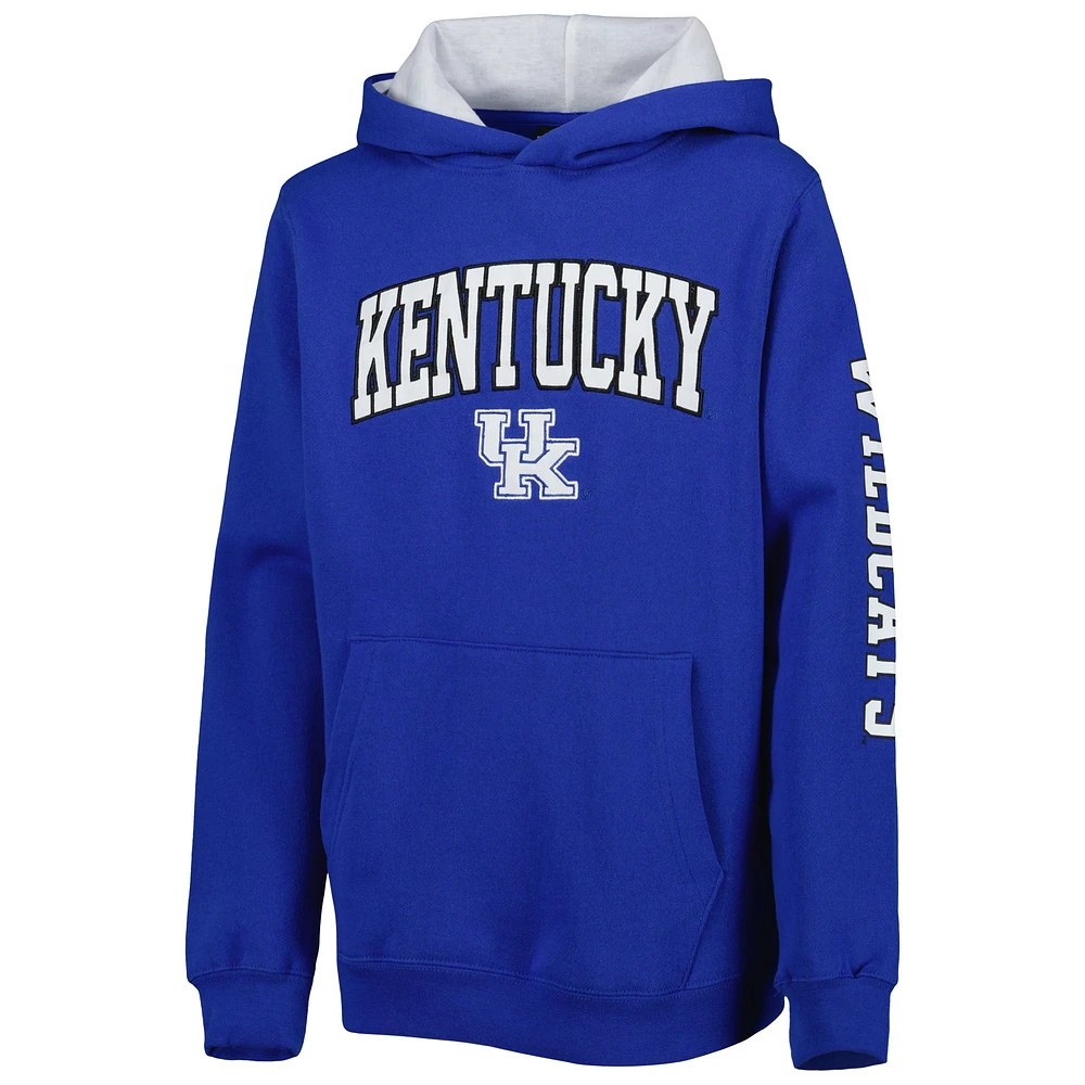 Sweat à capuche Colosseum Royal Kentucky Wildcats 2-Hit pour jeune