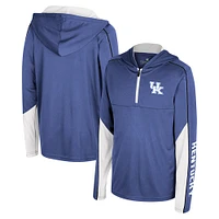 Sweat à capuche zippé quart de tour Hansel Youth Colosseum Royal Kentucky Wildcats