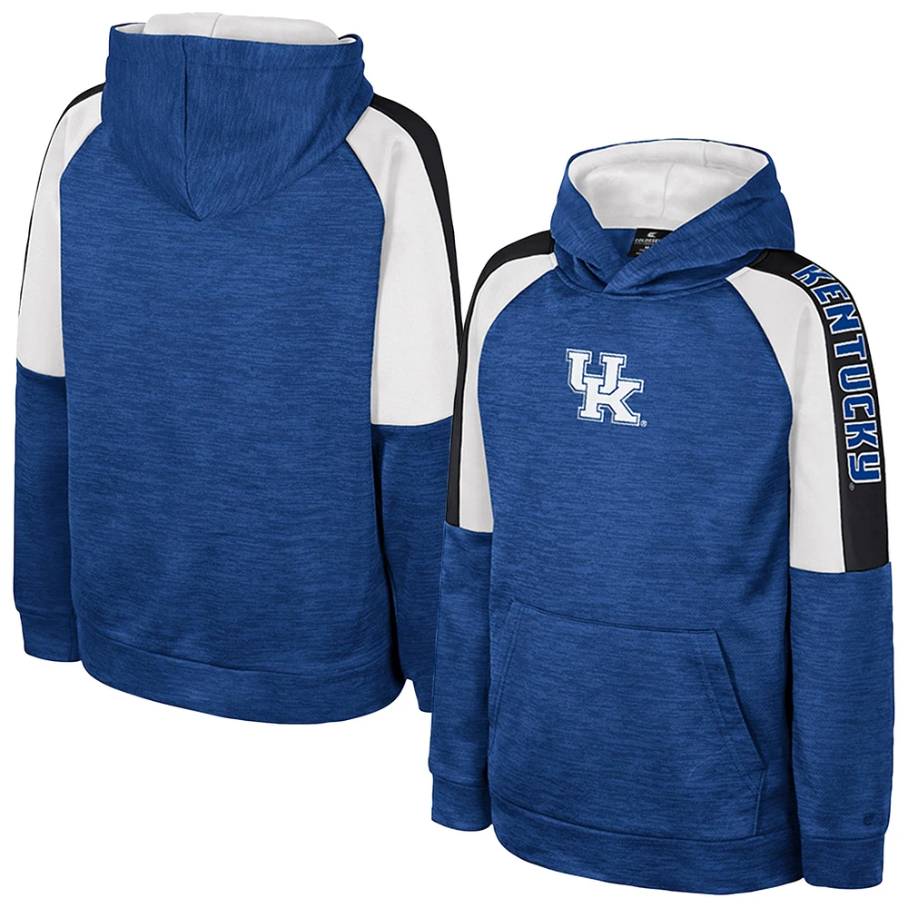 Youth Colosseum Royal Kentucky Wildcats Pullover Hoodie