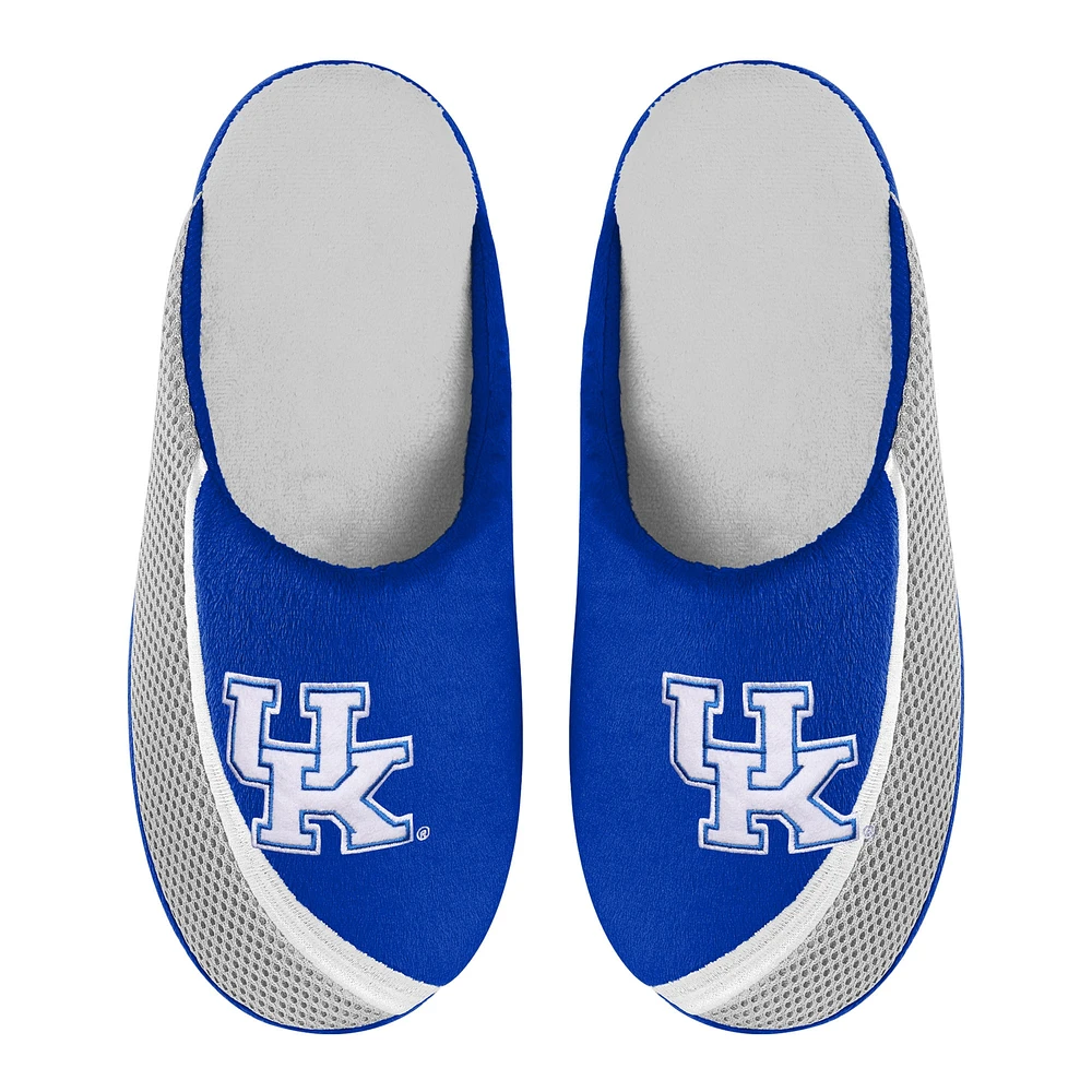 Youth FOCO Kentucky Wildcats Big Logo Color Edge Slippers