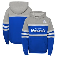 Sweat à capuche d'entraîneur-chef des Royal Kentucky Wildcats Mitchell & Ness pour jeunes