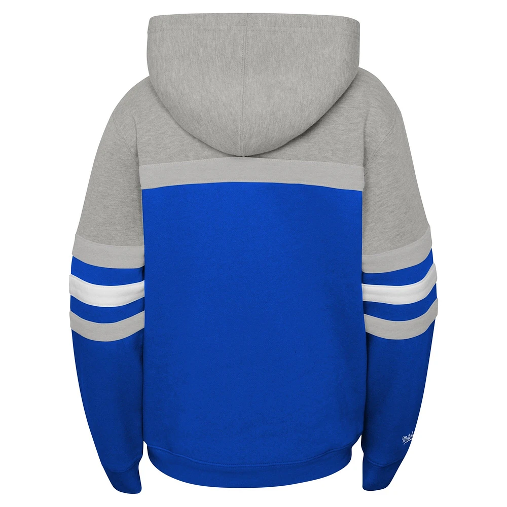 Sweat à capuche d'entraîneur-chef des Royal Kentucky Wildcats Mitchell & Ness pour jeunes