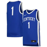 Maillot de basket-ball Nike #1 Royal Kentucky Wildcats Icon Replica pour jeune