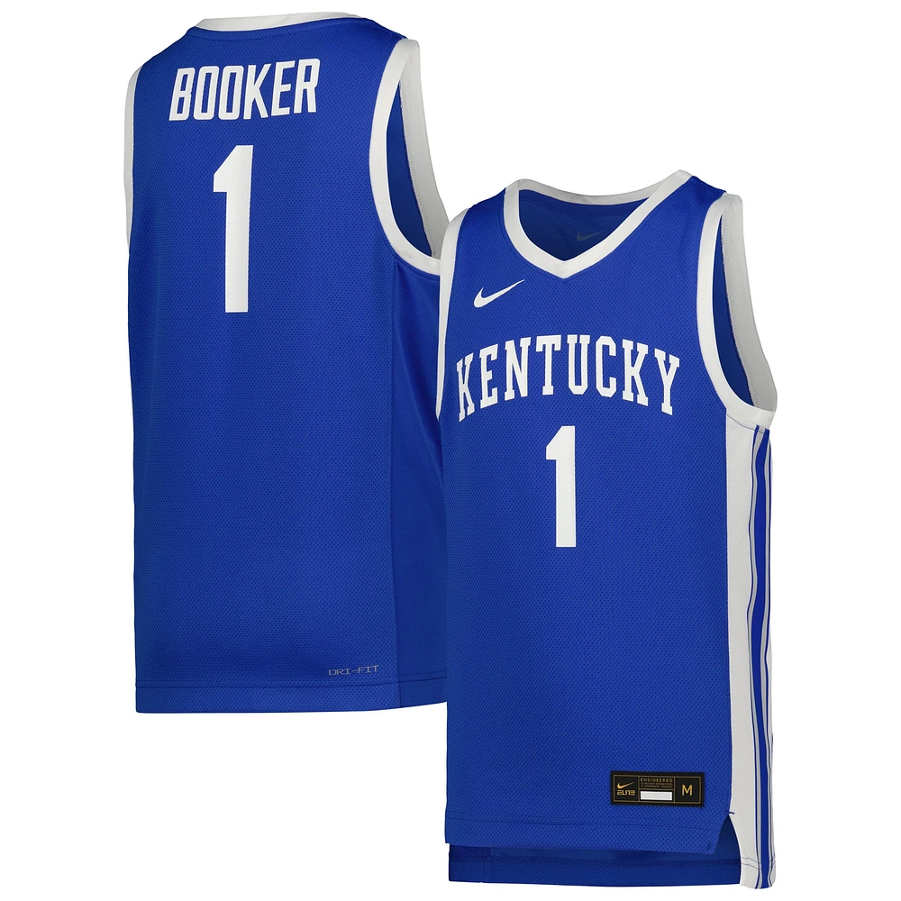 Maillot de basket-ball Nike #1 Royal Kentucky Wildcats Icon Replica pour jeune