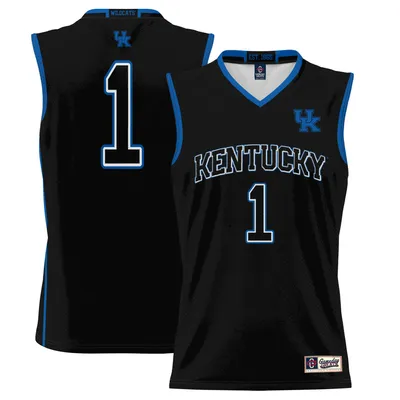 #1 Kentucky Wildcats ProSphere Youth Basketball Jersey - Black